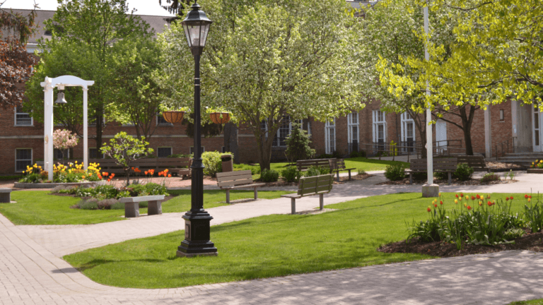 Campus bell tower