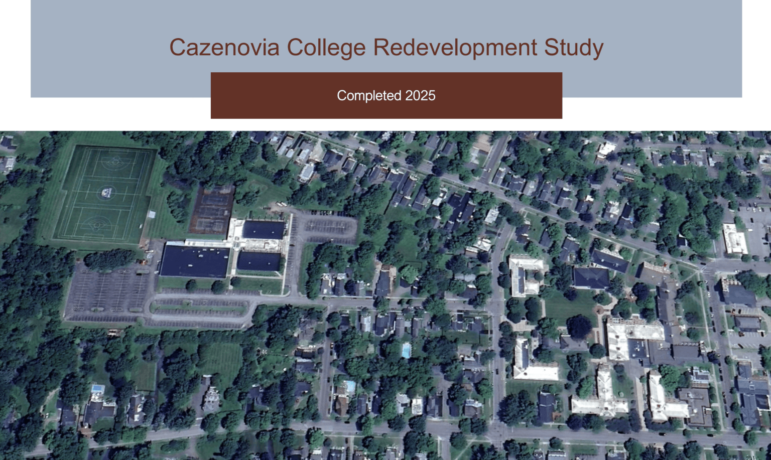 MRB Group Campus Reuse Feasibility Study report cover