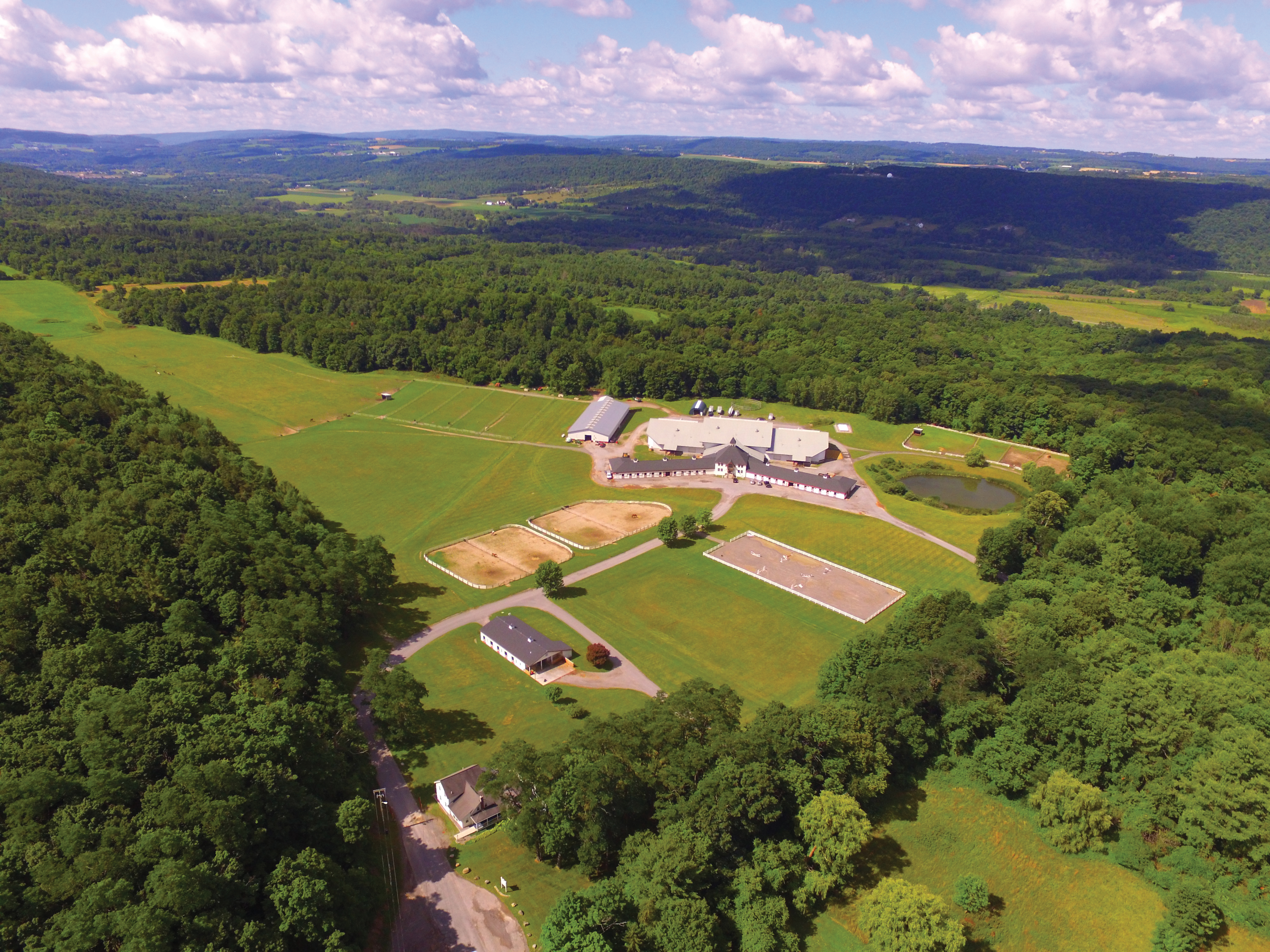 Equine Education Center aerial view